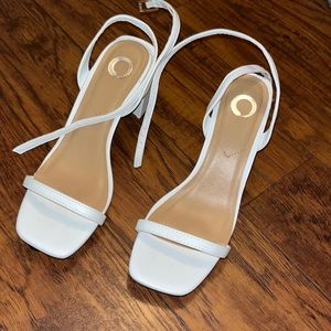 Size 8 White Heels